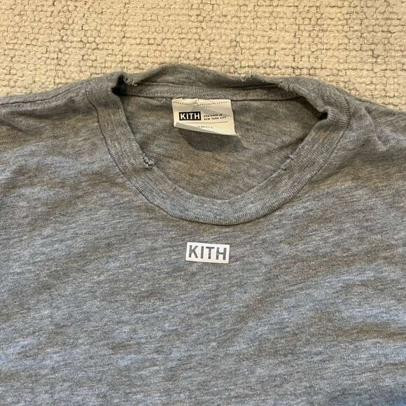 Kith Grey Logo Tee - Men's XS - Picture 3 of 3